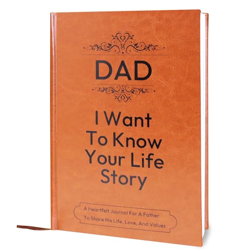 Top 5 Ways To Get Leather: A Comprehensive Buyer's Guide 3 Fathers Day Dad Gifts from Daughter Son - Dad I Want to Know Your Life Story Leather : Bound Hardback For Birthday Father‘s Day Gift Hear Dad‘s Story