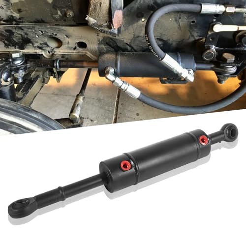 for John Deere AM108777 Steering Cylinder 318 322 332 Lawn and Garden Tractor, AM108777, AM39310, AM105769, AHC18368 Hydraulic Power Steering Cylinder Replacement
