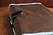 Tri-Fold Bible Cover, Bible Study Organizer, Velcro Closure, Nylon, Brown/Blue, Large