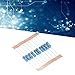 MUNEFE 86 Values Resistor Kit, 1 Ohm to 1M Ohm Resistor Kit, 1% 1W Metal Film Resistors Assortment for Electronics Industry Equipment