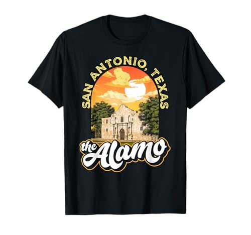 The Alamo San Antonio Texas Mission Vintage Retro Remember T-Shirt