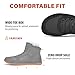 Snow Boots for Men Insulated Black Winter Barefoot Shoes Minimalist Wide Toe Box Shoes Drop Zero Fur Lined Cold Weather Non Slip Lightweight botas de invierno para hombre
