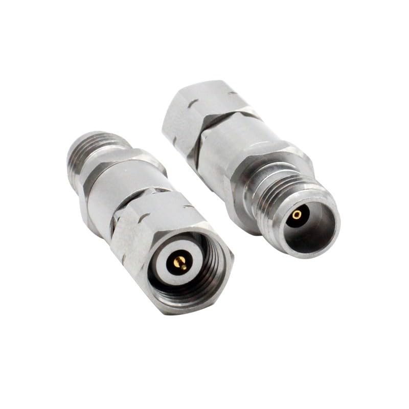 Fiche mâle 2,4 mm vers connecteur coaxial jack femelle 2,4 mm Connecteur droit en acier inoxydable 50 GHz