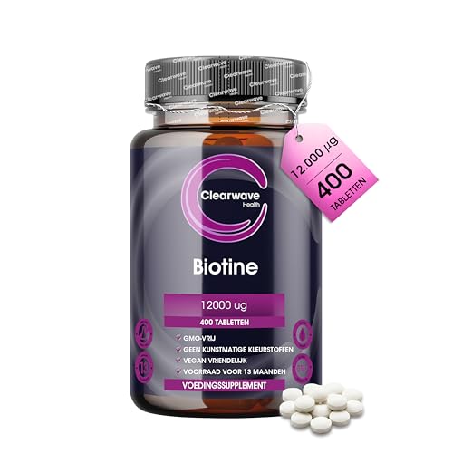 Clearwave Health Biotine Haargroeisupplement - 12.000 mcg Hoge Potentie