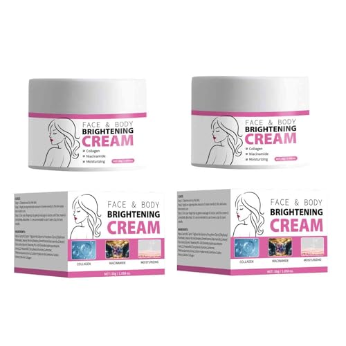 2PCS Body Brightening Cream Lighten Armpit Private Parts Melanin Reduce Darkening Remover Improve Body Dull Knee Butt Bleaching 