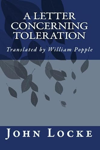 A Letter Concerning Toleration 1557427275 Book Cover