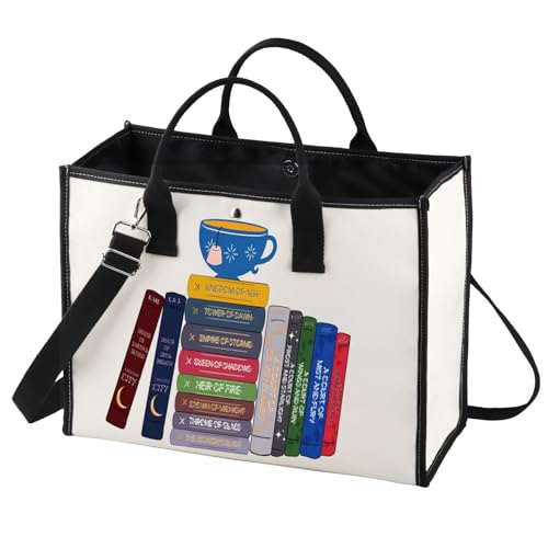 Bolso Tote de Lona Bookworm Night Court