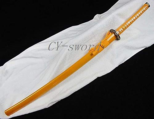 HANDFORGED Japanese Katana Chrysanthemum TSUBA Sword SHARPEND Full Tang Blade