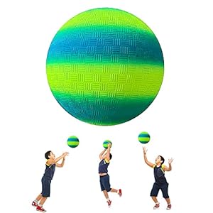 ARVOV PVC Regenbogen Kickball 8,5-Zoll