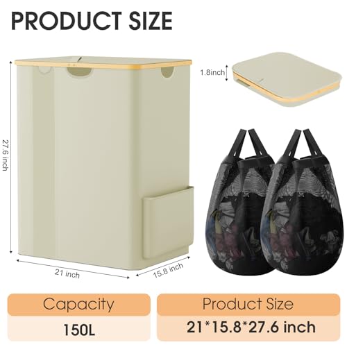 20% Off SpaceTrove Large Collapsible Laundry Hamper - Image 2