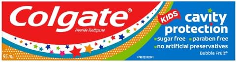 Colgate Kids Cavity Protection Toothpaste, Bubble Fruit Flavor, 95 mL
