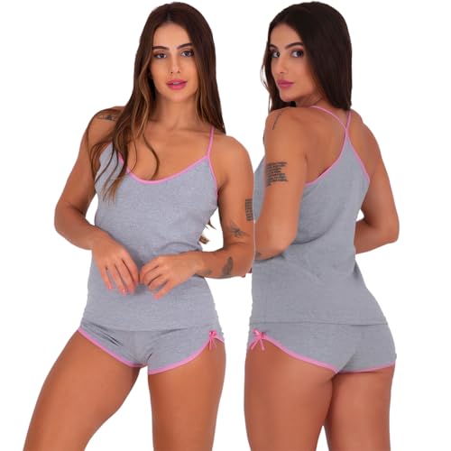 Baby Doll Paris Kit 8 Algodão Liso