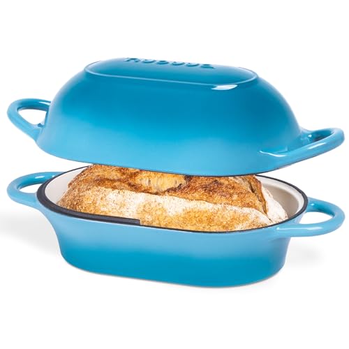 Nuovva Enamel Cast Iron Bread Baking Pot