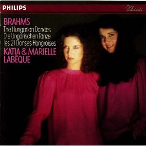 Hungarian Dances 1-21 [Audio CD] Brahms and Labeque Sisters
