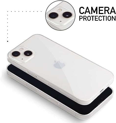 Image of ExpressB Back Cover for iPhone 15 Plus | Minimal Protect | Ultra Thin Anti Scratch Matte Finish Case for iPhone 15 Plus (Clear)