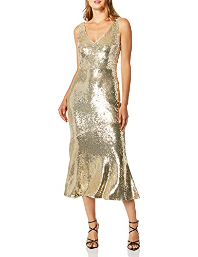 Rachel Zoe Women's Lola Dress, Gold, 12 at Amazon Women's Clothing store