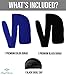 ROYAL WAVES Premium Velvet Durag For Men Pack Of 3 | Blue & Black Wave Caps + Bonus Dome Cap | Extra Long & Wide Straps, One Size Fits All | Deluxe Supreme Rags For 360 Waves & Wavebuilder