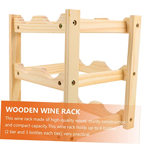 Estante moderno para botellas de vino para mueble miniatura 6