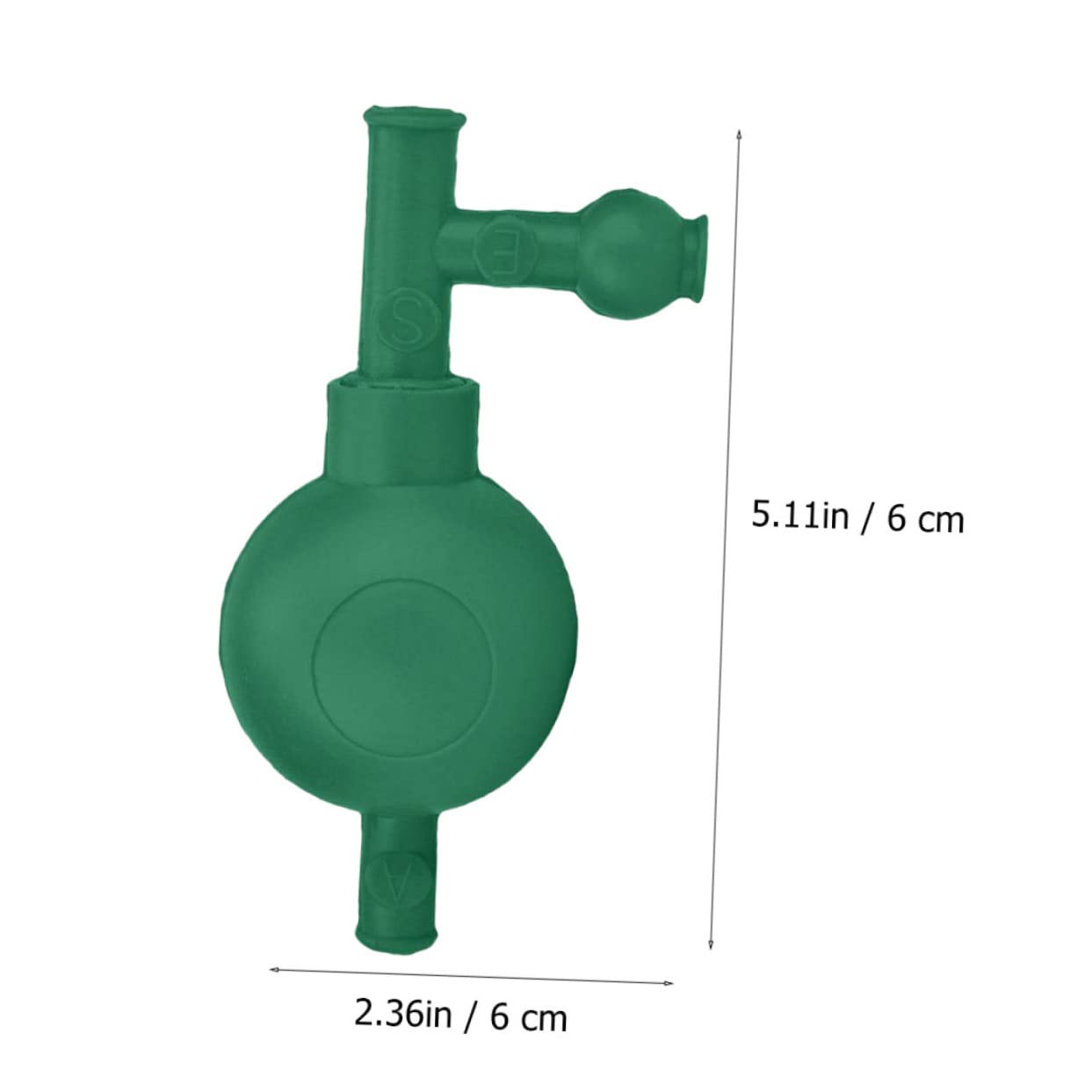 MUSISALY 2pcs 3 Lab Suction Bulb 3 Pinch Valves Rubber Pipette Filler Quantitative Suction for Pipette Filler Bulb