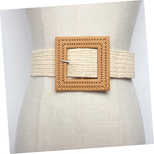 1pc Women's Belt Waist Belts for Women for Dresses Black Sash Elastic Belt for Women Retro Waist Belt2