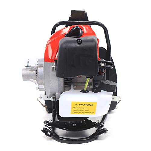 1250W 1.7Hp Gas Powered Lawn Mower Walk Behind Lawn Scarifier 2 Stroke Handheld Gasoline Irrigation Mower With Air Cooling System For Garden Lawn Yard Orchards Vegetable Fields #TOP4