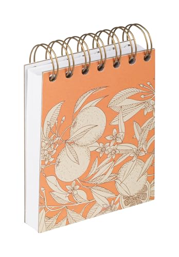 Clairefontaine 116346C - Jardin des Sens, Bloc reliure intégrale en-tête 9x11 cm, 160 feuilles, uni, ass.