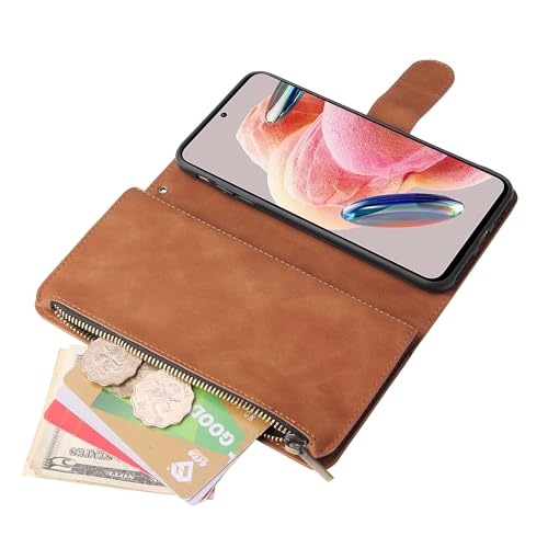 Étui Xiaomi Redmi Note 12 4G Asuwish en cuir avec protège-écran - 6