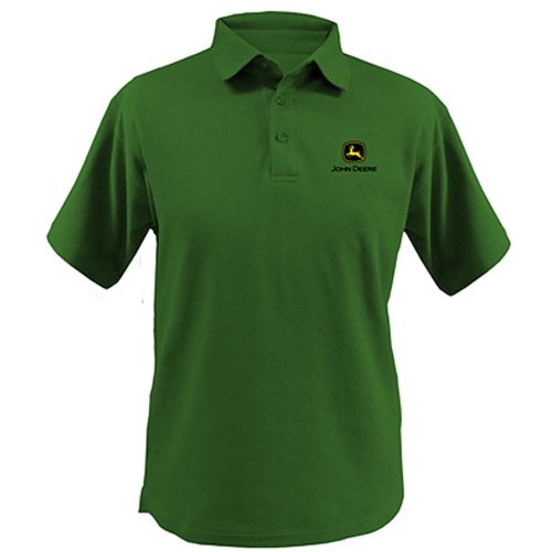 John Deere NCAA - Polo para Hombre con Logo de John Deere