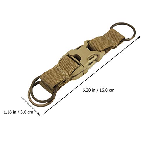 BESPORTBLE 2 Fivelas de LiberaÃ§Ã£o Lateral RÃ¡pida para Correias de Mochila Tiras de Embalagem Five