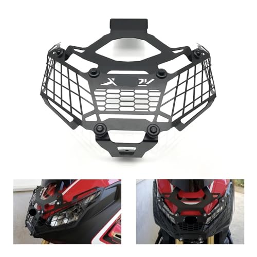 Calandre protection phare XADV 750 : maille protectrice anti-choc 2017-2020 - 2