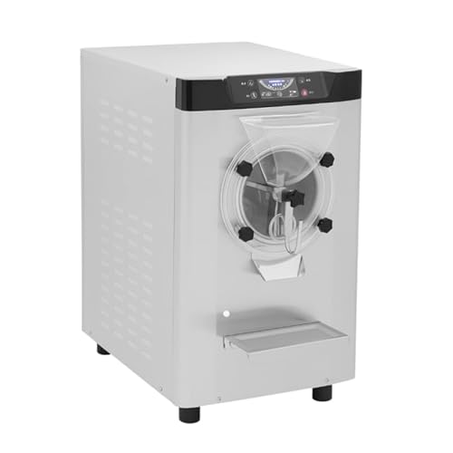 Turbine à Glace Professionnelle 2000 W – 6L – 18 à 24 L/h – Inox – Machine à Glace Italienne et Artisanale
