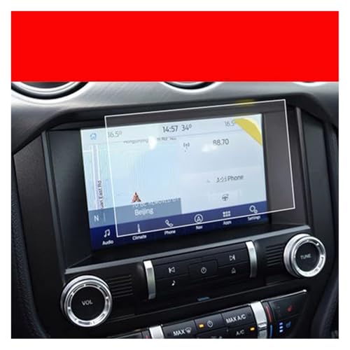 Protecteur GPS voiture anti-rayures en verre pour Mustang 2018
