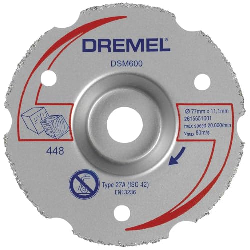 DREMEL DSM20 Mehrzweck-Karbidtrennscheibe zum Bündigschneiden (DSM600)