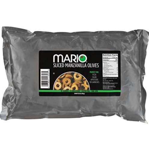 Aceitunas Manzanilla rebanadas sin pimiento 33 oz pack 10