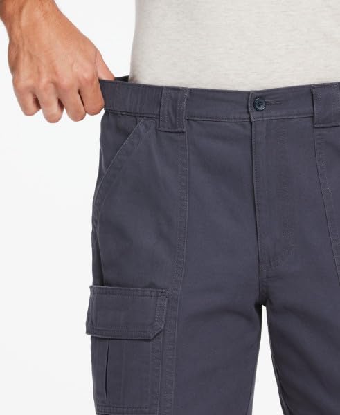 Image of Savane Mens 8 inch Hiking Cotton Cargo Shorts with Tech Pocket (Available in Big & Tall)