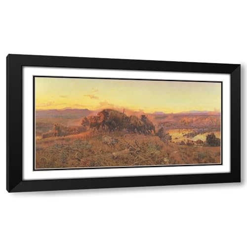 ArtDirect When The Land Belonged To God 24x14 Black Modern