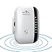 Produktbild WLAN Repeater, WLAN Verstärker 300Mbit/s 2,4GHz WiFi Range Extender, Fast-Ethernet Port, mit Repeater/Router/AP Modus, Plug & Play, LAN Port/WPS, Kompatibel zu Allen WLAN Geräten, EU Stecker