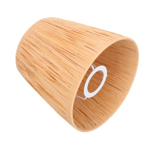 CTIRCHIU 拉菲草ペーパーランプシェード 対応 台灯 吊り下げ灯 落地灯用 カーキ色 おしゃれな装飾アクセサリー 明るさと多様なインテリアに