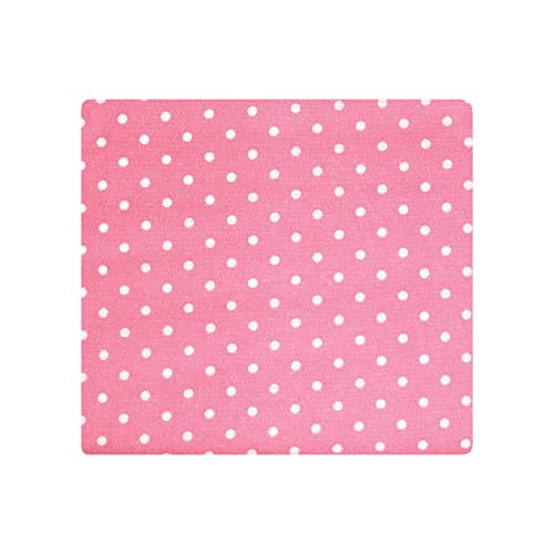 Image of Little Treasure Hudson Baby Cotton Poly Flannel Receiving Blankets Multipack, Pink Mermaid, 30x30 inches
