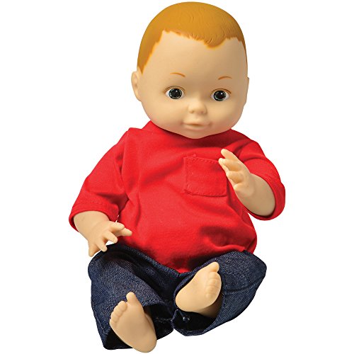 Muñeco niño caucásico multiétnico 13 pulgadas articulado miniatura 1
