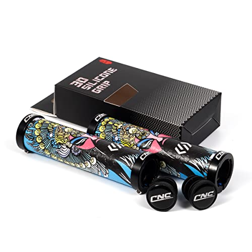 Chooee Silicone Bicycle Grips,Lock On Silica Gel Mountain Bike Handlebar Grips For Mtb #TOP1