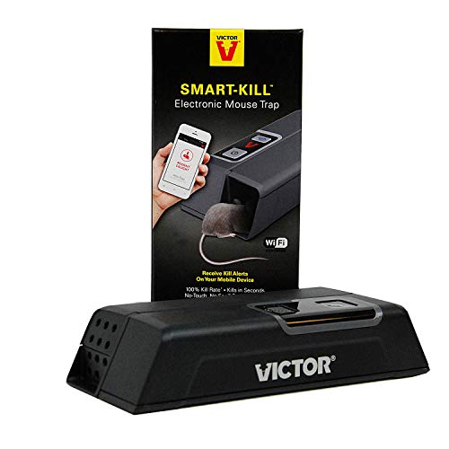Victor M1 Smart-Kill Wi-Fi Electronic Mouse Trap,Black (1 Pack) #TOP6