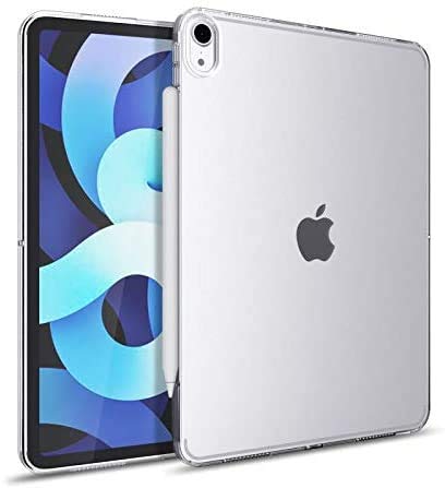 MOCA Back Cover Case for iPad Air 5th Generation (2022) / iPad Air 4th Generation (2020) Transparent Back Cover [Supports Pencil 2] (Clear)