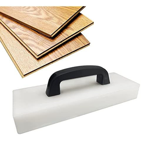 Heavy Tapping Block for Laminate Flooring, Tapping Block for Vinyl Plank Flooring, Hardwood/Engineered Wood/LVT/Flooring Installation, Flooring Tapping Block with Handle, Hammer Free-by MinliGUY Cover