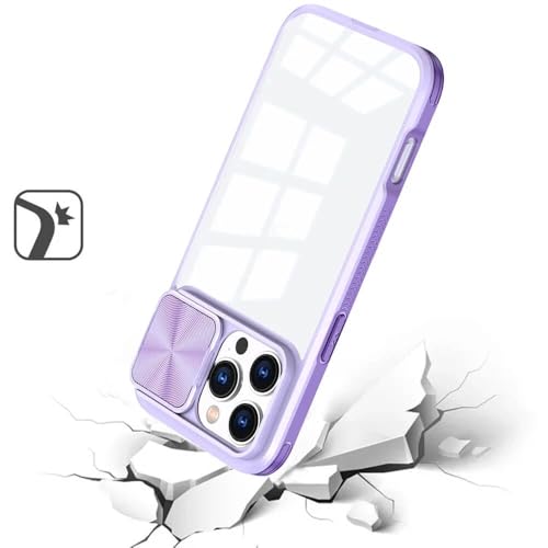 Capa Protetora com Proteção Slide na Lente da câmera para o iPhone 16 Pro Max - Tela 6.9 Cor: Lilás