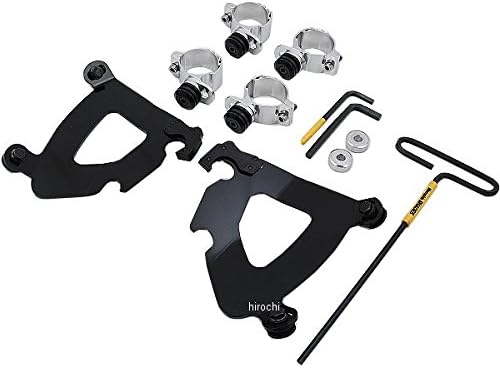 メンフィスシェード Memphis Shades 取付金具 フェアリング ガントレット用 11年以降 XL1200C 黒 2320-