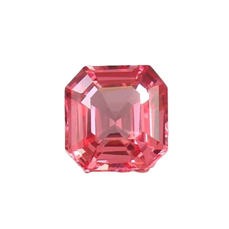 Saphir Padparadscha naturel octogone Asscher résolvant vos projets bijoux
