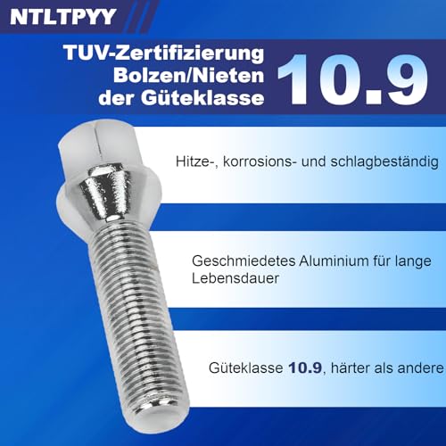 2PCS 5 x 120mm Spurverbreiterung, 20mm Spurplatten für BMW E81 E82 E87 E88 E36 E46 E90 E91 E92 E93 E12 E28 E34 E60 E32 E31 M3 M5 M6 X1 Z3 Z4, 10pcs M14x1.5 Stehbolzen & Nabenbohrung 72.6mm