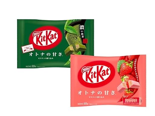 OG ASIA Kitkat Double Pack - Fresa y Matcha - de Japón 20 barras de chocolate - Paquete de 2 - - 2 x 111 g | Ya disponible en tu tienda friki favorita! En mundofriki.es!