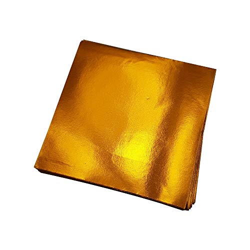 Papier origami doré 7,6 cm lot 100 feuilles de loisirs créatifs carrées